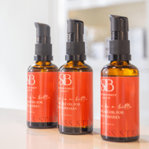 magic in a bottle – after care oil for stretch marks & scars