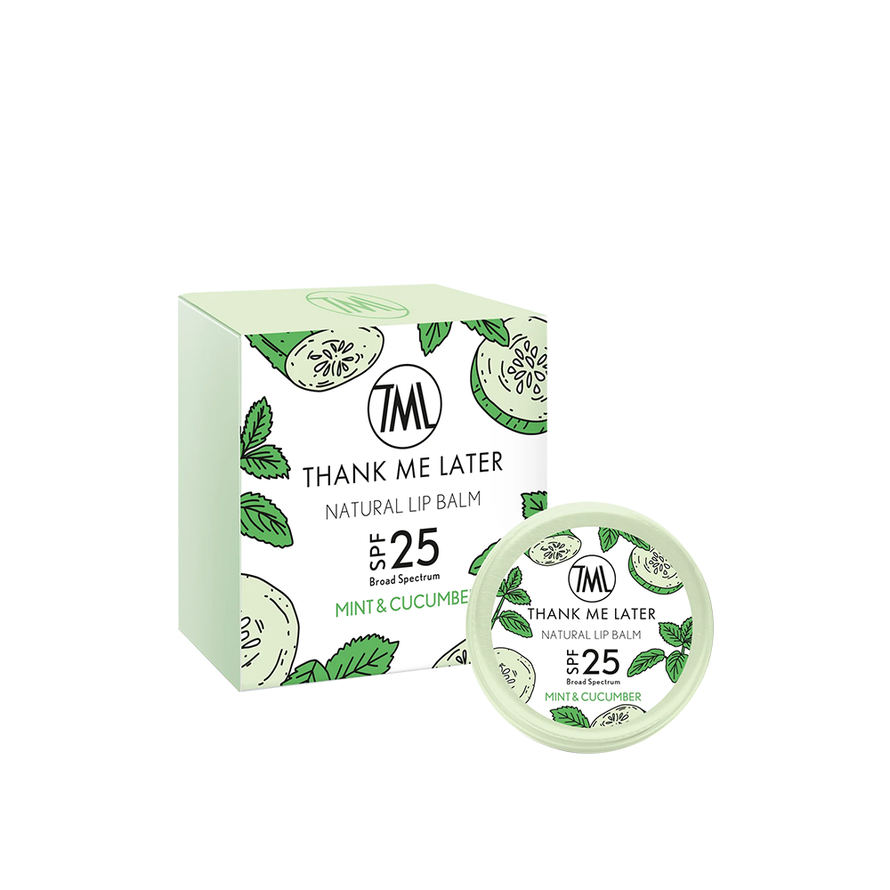Thank Me Later Lip Balm - Mint Cucumber - 12ml